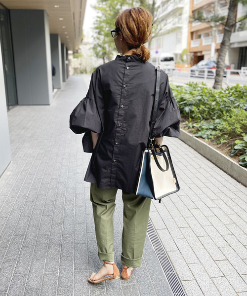 Spick＆Span 「Spick & Span」 長袖ブラウス - ブラック