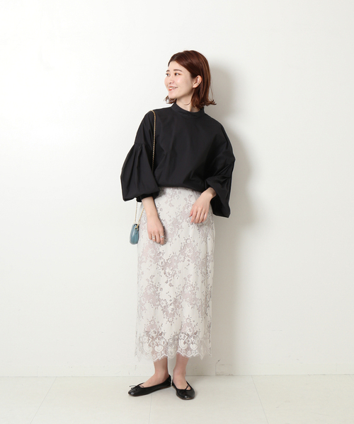 「Spick & Span」 長袖ブラウス - ブラック レディース Spick＆Span 「Spick & Span」 長袖ブラウス - ブラック