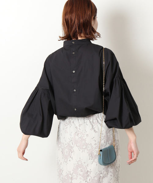 「Spick & Span」 長袖ブラウス - ブラック レディース Spick＆Span 「Spick & Span」 長袖ブラウス - ブラック