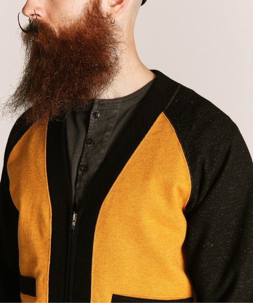 トレーナー スウェット Schott/ショット/2TONE SWEAT CARDIGAN/2トーン スウェット カーディガン メンズ レディース_9