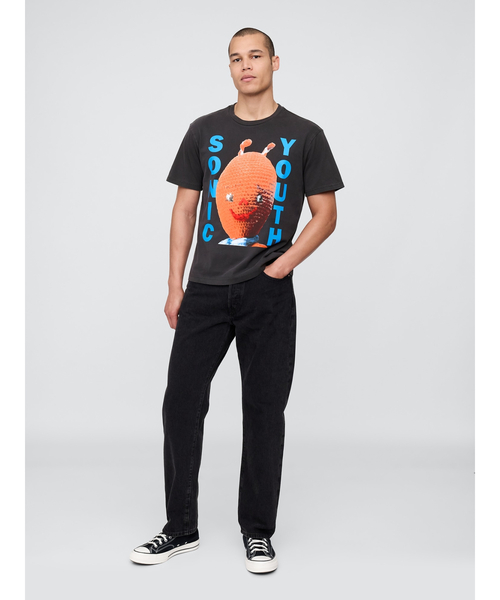 GAP tシャツ ○ソニック・ユース リラックス グラフィックT