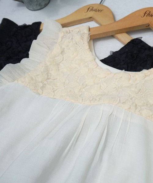 flower ブラウス シャツ レーシーブロッサムトップ レディース