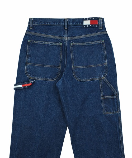 90, トミーヒルフィガーペインターデニムパンツ POST JUNK / 90's TOMMY HILFIGER デニム ペインターパンツ [W32]