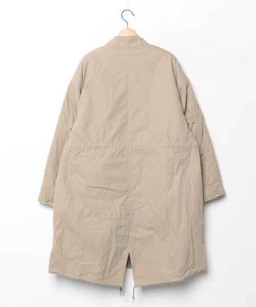 「RUUBON」 モッズコート S ベージュ メンズ_画像2