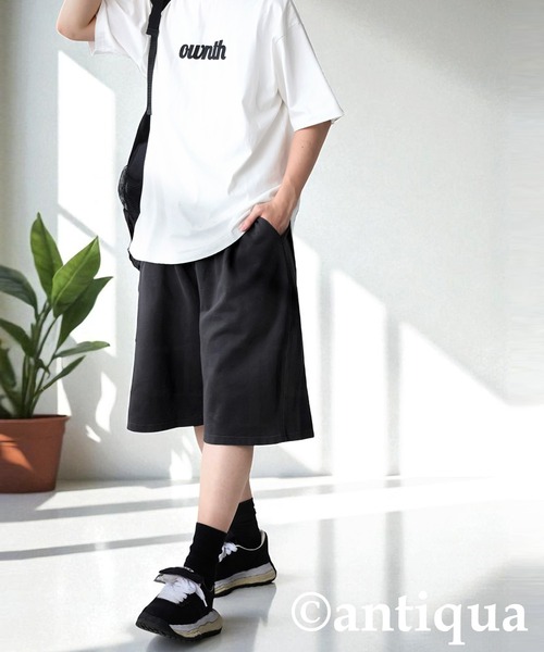 antiqua（アンティカ） ハーフパンツ パンツ 裏毛ハーフパンツ