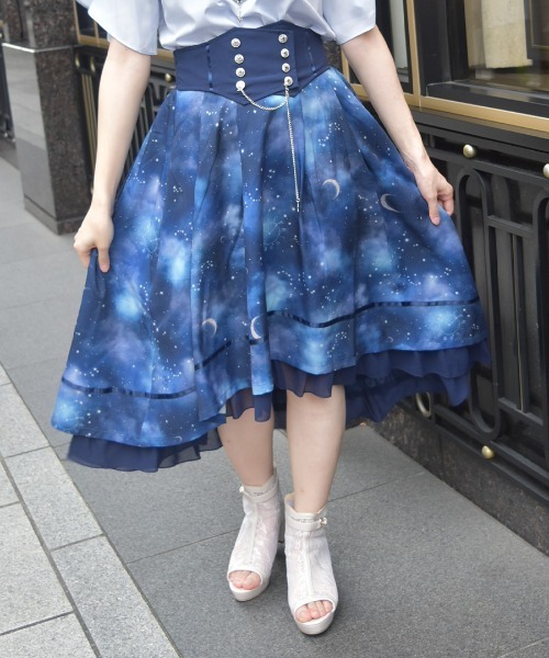 axes femme（アクシーズ ファム） スカート ステラプリントイレヘム