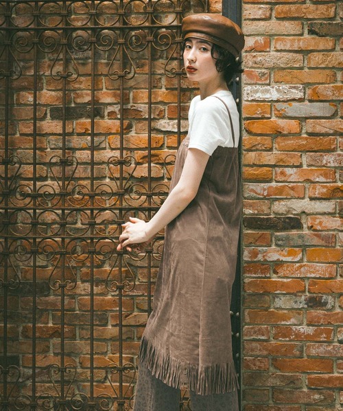 niko and…（ニコアンド） スカート 2WAYフリンジワンピーススカート