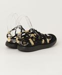 「Teva」 フラットサンダル W6 ブラック...の詳細画像1
