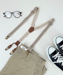 CALIFORNIA OUTFITTERS サスペンダー 7B40 クラシカル ストライプ Y字