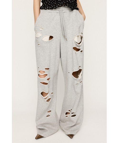 SLY（スライ） スウェットパンツ ジャージ DAMAGE SW PT ダメージ