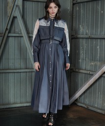 ワンピース デニムレースキリカエワンピース(HARE)｜ZOZOTOWN Yahoo!店