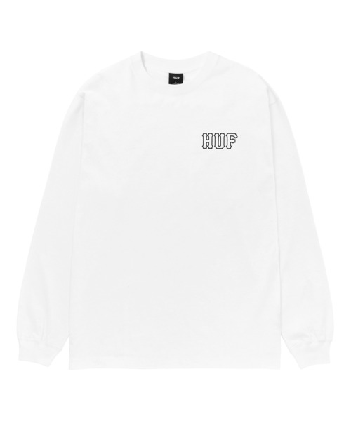 「HUF」 長袖Tシャツ LARGE ホワイト メンズ