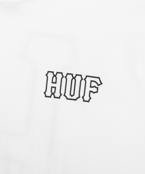 「HUF」 長袖Tシャツ LARGE ホワイト メンズ