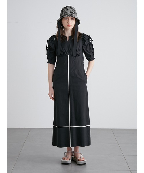 Lily Brown / 半袖ワンピース/O/ポリエステル/PNK/LWFO242026 LILY BROWN（リリーブラウン） 半袖ワンピース 0 グリーン レディース