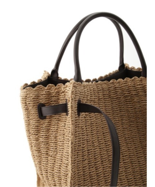 「Mila Owen」 かごバッグ FREE ホワイト レディース_画像7