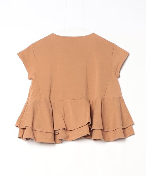 「Yori」 半袖カットソー FREE ブラウン レディース_画像2