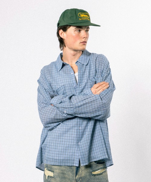 Elanque ダブルポケットボックスカットシャツ Elanque シャツ double pocket box-cut shirt / ダブルポケット
