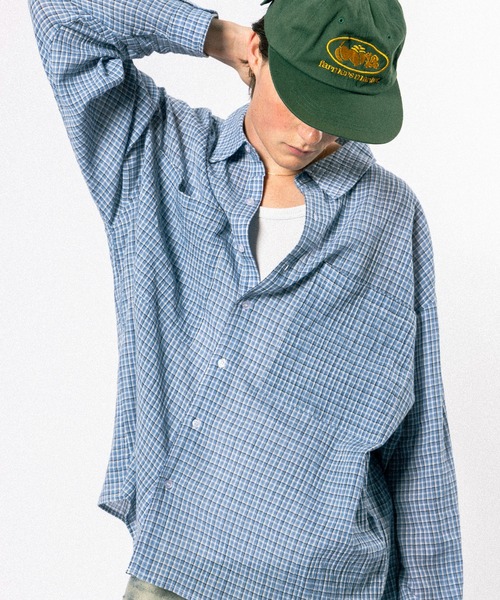 Elanque シャツ double pocket box-cut shirt / ダブルポケット