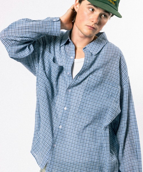 Elanque シャツ double pocket box-cut shirt / ダブルポケット