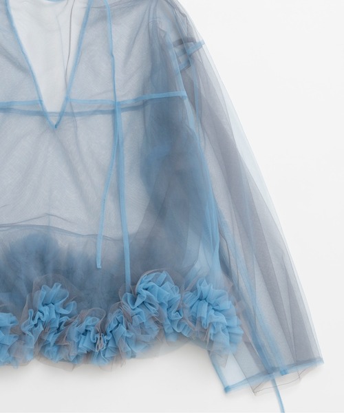 MAISON SPECIAL（メゾンスペシャル） ブラウス シャツ 2way Flower Hem