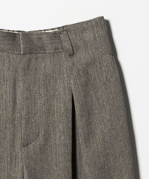BEAUTY＆YOUTH UNITED ARROWS パンツ ツイードライク バックゴムワイド