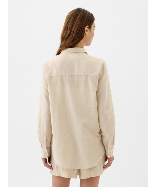 「GAP」 長袖シャツ X-SMALL パープル レディース_画像3