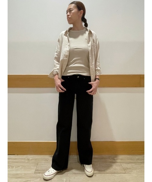 「GAP」 長袖シャツ X-SMALL パープル レディース_画像8