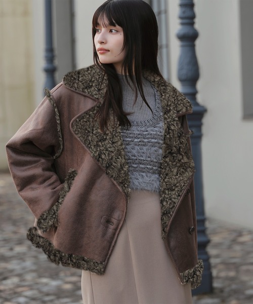 【haku さん専用】visvim ムートンジャケット VIS（ビス） ブルゾン アウター フェイクムートンジャケット