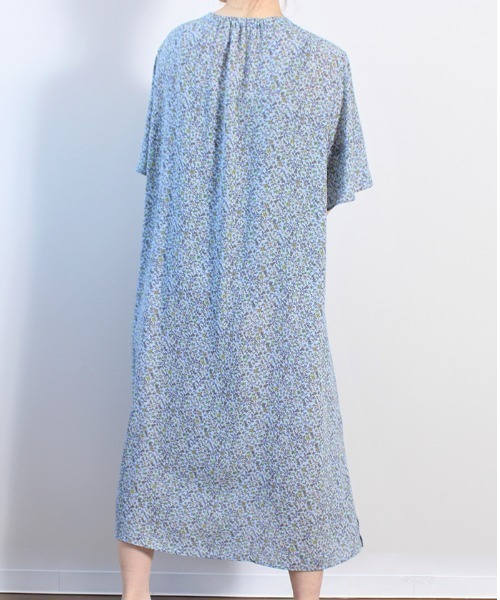 「MB mint breeze」 半袖ワンピース LL ネイビー レディース_画像6