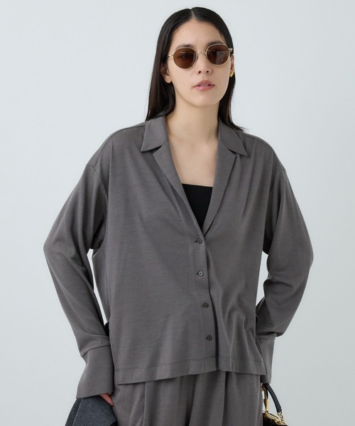 美品】SUKALA シャインストレッチアシンメトリー上下セット Mサイズの