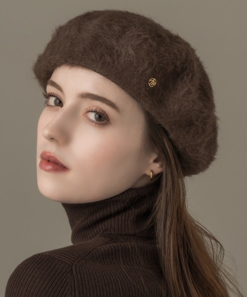muku 帽子 ベレー帽 BERET / FUR レディース : ZOZOTOWN Yahoo!店