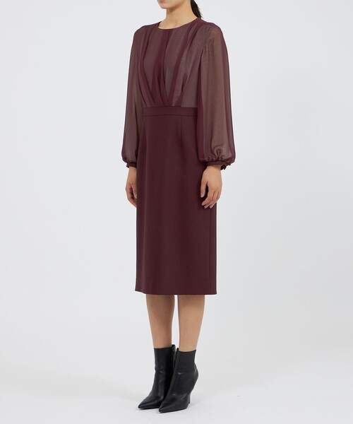パーティードレス ワンピース 24 TWENTY FOUR Noble コンビドレスの画像
