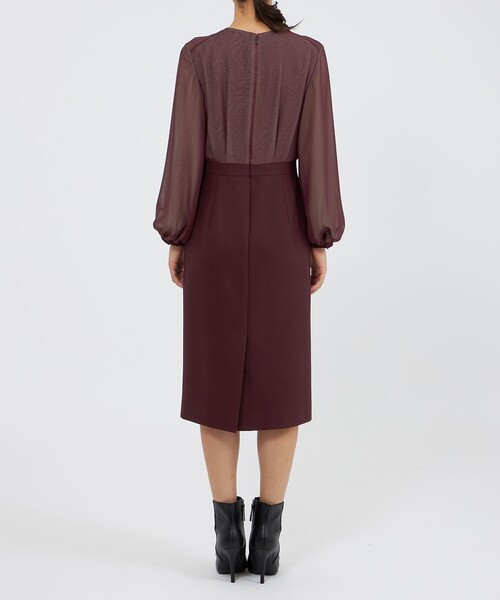 パーティードレス ワンピース 24 TWENTY FOUR Noble コンビドレスの画像