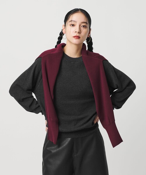 美品 H BEAUTY&YOUTH 高級 フルニードル ウール ニットセーター BEAUTY＆YOUTH UNITED ARROWS ニット セーター ウールフルニードル