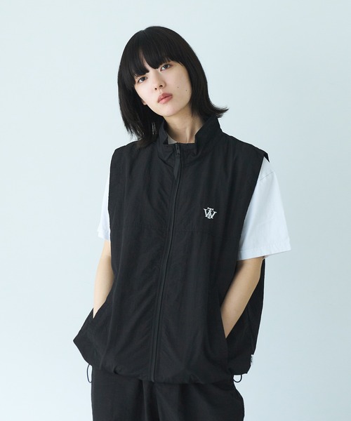 WETTEMPT ナイロンベスト MEDIUM ブラック メンズ : ZOZOTOWN Yahoo!店