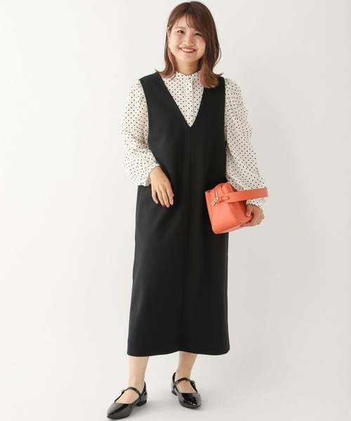 「Elura」 「eikotona」ノースリーブワンピース FREE グレイッシュベージュ レディース_画像7