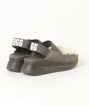 「UGG」 ヒールサンダル 24.5cm グレ...の詳細画像1