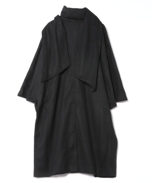 【カヤ】冬日和とんびコート ユニセックス 黒 カヤ コート ジャケット 「カヤ」冬日和 鳶メンズコート メンズ