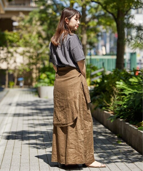 「JOURNAL STANDARD」 半袖カットソー FREE ホワイト×ホワイト レディース_画像3