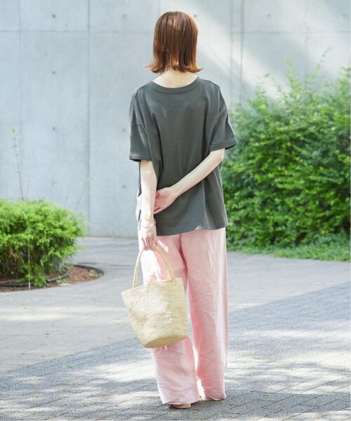 「JOURNAL STANDARD」 半袖カットソー FREE ホワイト×ホワイト レディース_画像8