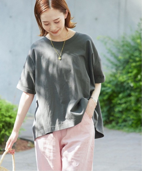 「JOURNAL STANDARD」 半袖カットソー FREE ホワイト×ホワイト レディース_画像9