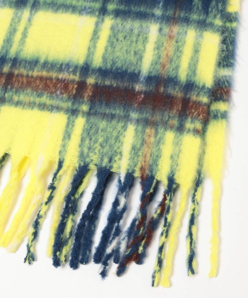 LAKOLE（ラコレ） マフラー ストール ブークレーチェックマフラー