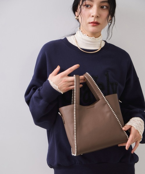 VIS（ビス） トートバッグ ボールチェーン2WAYトートバッグ レディース