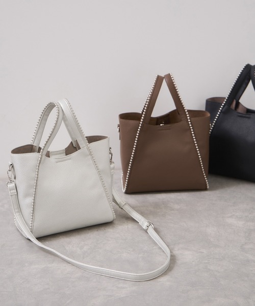 VIS（ビス） トートバッグ ボールチェーン2WAYトートバッグ レディース