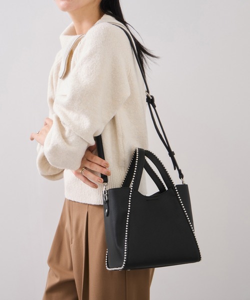 VIS（ビス） トートバッグ ボールチェーン2WAYトートバッグ レディース