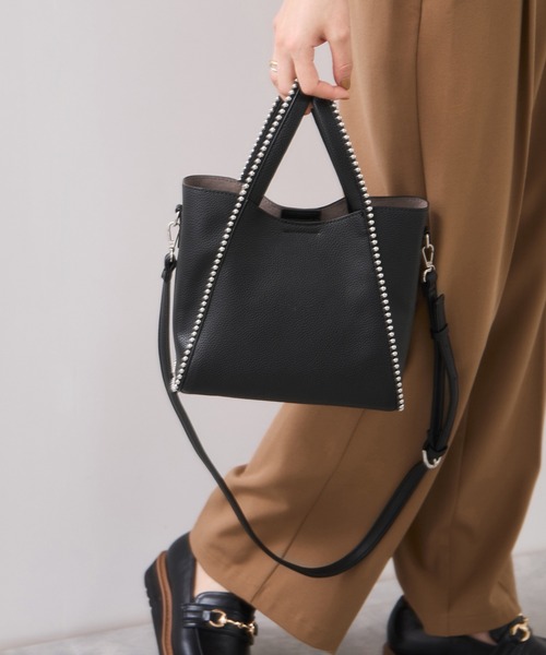 VIS（ビス） トートバッグ ボールチェーン2WAYトートバッグ レディース