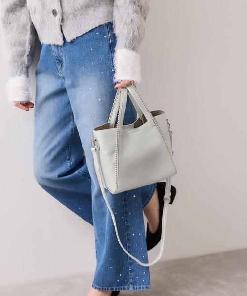 VIS（ビス） トートバッグ ボールチェーン2WAYトートバッグ レディース