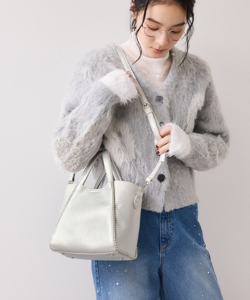 VIS（ビス） トートバッグ ボールチェーン2WAYトートバッグ レディース 
