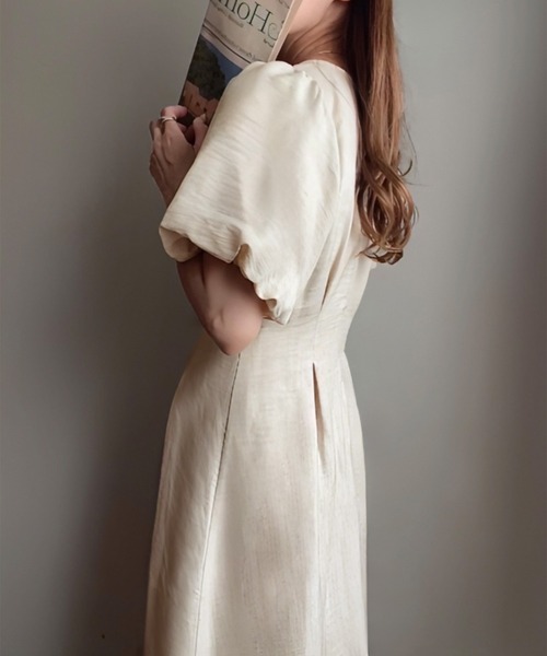 「FILLOU」 半袖ワンピース MEDIUM ブラック レディース_画像7