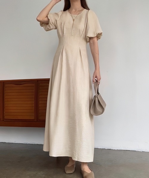 「FILLOU」 半袖ワンピース MEDIUM ブラック レディース_画像8
